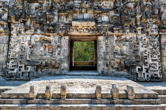 Striking Architecture In Chicanna, Mexico