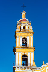 Yellow Church and Blue Sky