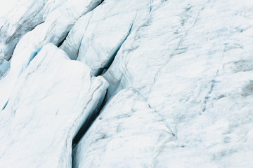 Fototapeta na wymiar Blue glacier as background. Close up.
