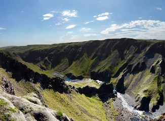 Fagrifoss Wasserfall in Island
