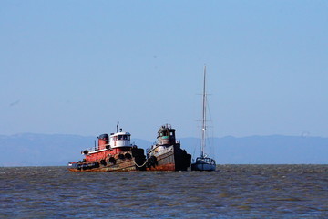 停泊漁船