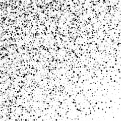 Dense black dots. Abstract scatter with dense black dots on white background. Vector illustration.