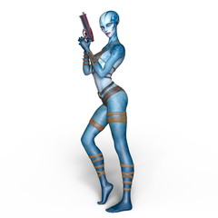 女性エイリアン