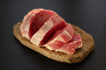 Raw pork meat