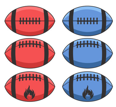American Football Logo Illustration
