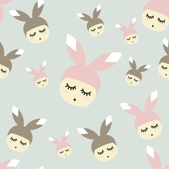 Shabby Baby Face Sleeping