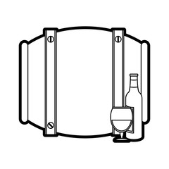 Barrel beverage dispenser