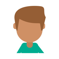 man cartoon isolated casual