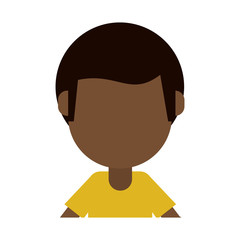 man cartoon isolated casual