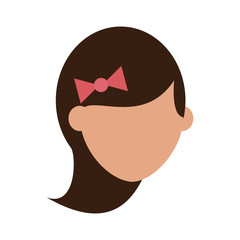 woman cartoon isolated casual