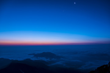 白山御前峰からの御来光