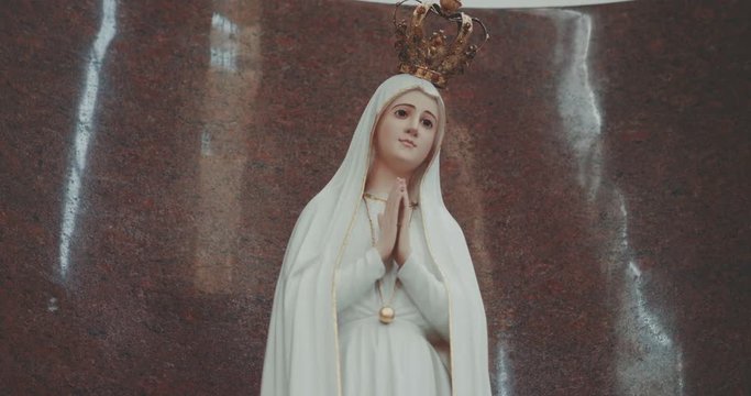 RELIGION- Virgin Mary Statue in church