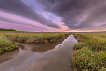 Sunset over graben creek © creativenature.nl