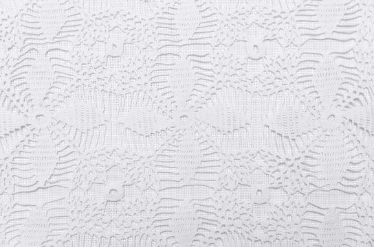 White real, handmade crochet