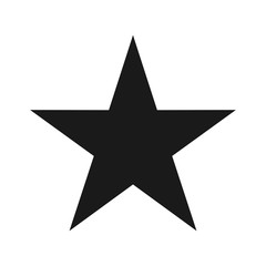 star vector logo. alone star. - 165629234