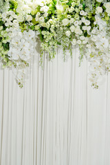 wedding flower backdrop background