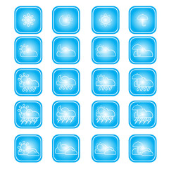 The weather icon vector design