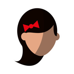 woman cartoon isolated casual