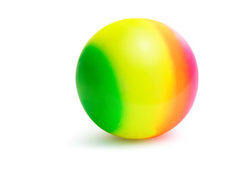 beach ball isolate on white background