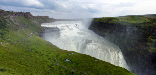Gullfoss Wasserfall in Island