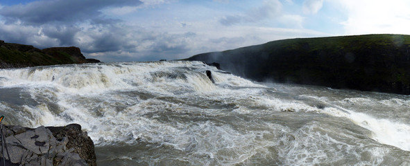Gullfoss Wasserfall in Island