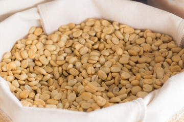 white coffee beans