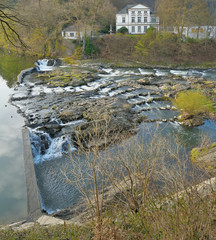 Fototapeta premium der Siegfall bei Schladern,Nordrhein-Westfalen,Deutschland