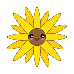 isolated cute flower