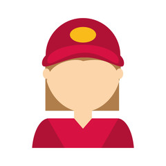 Courier delivery man