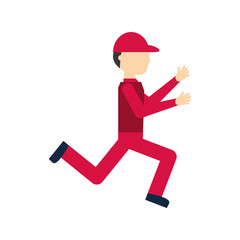 Courier delivery man