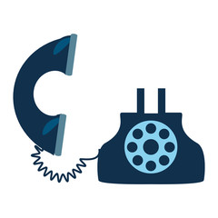 Antique telephone isolated