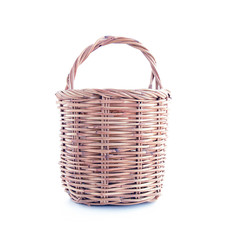 Small wicker basket  - retro style lighting effect