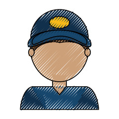 Courier delivery man