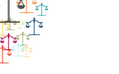 Hintergrund aus bunten Waagen