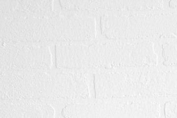 White wall with brick pattern as background