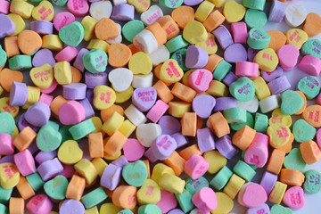 valentines heart candy