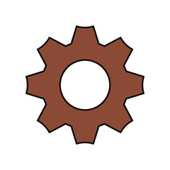 Gear machinery piece