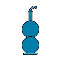 Chemistry flask isolated