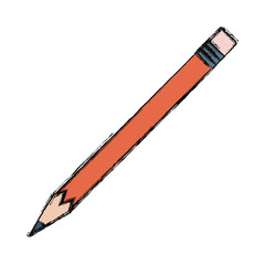 Wooden pencil isolated