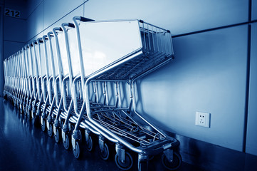 Luggage carts airport