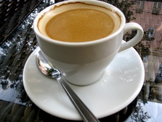 Cup of coffee Americano.