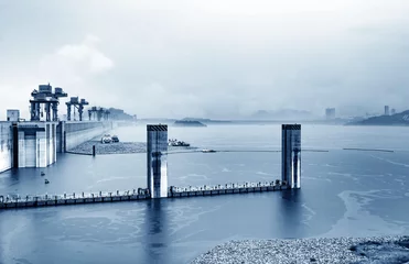 Lichtdoorlatende rolgordijnen zonder boren Dam Three Gorges Dam, China