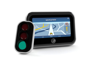GPS with traffic controller