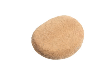 Face sponge powder isolated on white