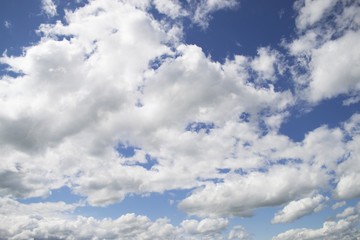 Blue sky with clouds