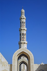Fototapeta premium Oman Muscat Sultan Qaboos Grand Mosque