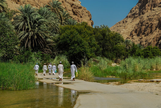 Oman Wadi Riverbed