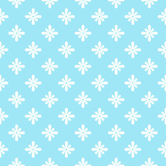 Floral pattern. Flower seamless background.