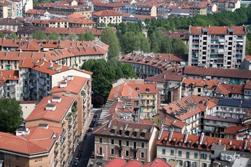 Fototapeta na wymiar Living in Turin, Piedmont Italy
