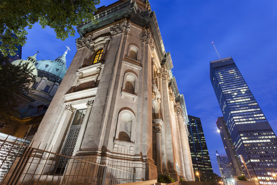 Mary, Queen Of The World Cathedral In Montreal